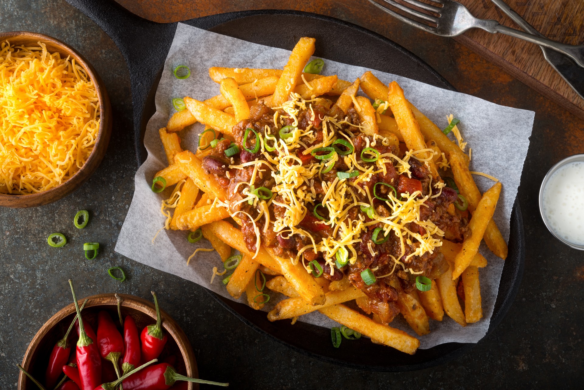 Spicy Chili Cheese Fries